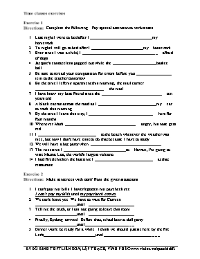 Bài tập tự luận Tiếng Anh Lớp 12